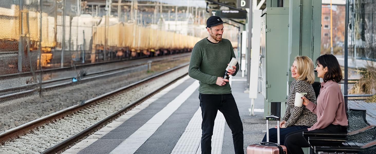 Портативна кавомашина OutIn Nano: для кави з мелених зерен та NS-капсул, USB-C, сірий Space Grey