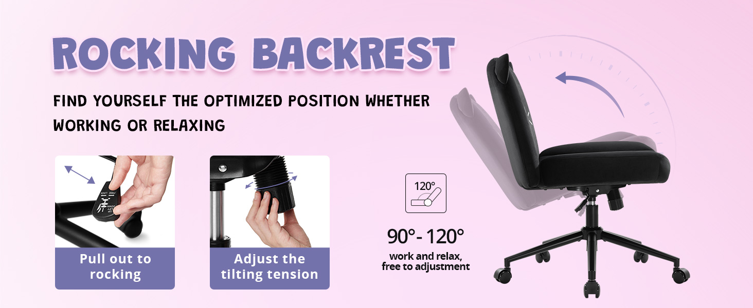 Офісний стілець IWMH без підлокітників, регульований по висоті, поворотний, з роликами, обтягнутий тканиною, ергономічний, крісло для читання з широким сидінням для посадки в турецькому стилі (Білий). Білий з колесами (Чорний, з колесами)