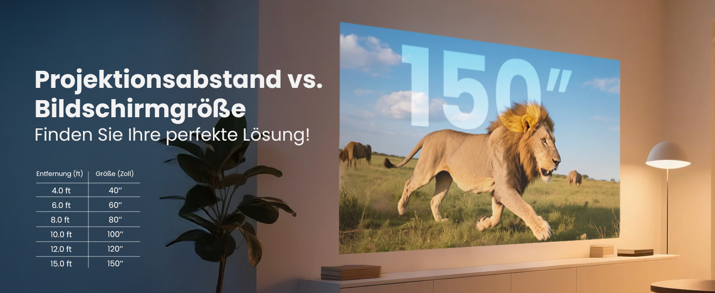 Проектор Yaber L2s: 1080p Full HD, WiFi 6, Bluetooth 5.1, Автофокус, для Дому та Кімнати, сумісний з ТВ приставками