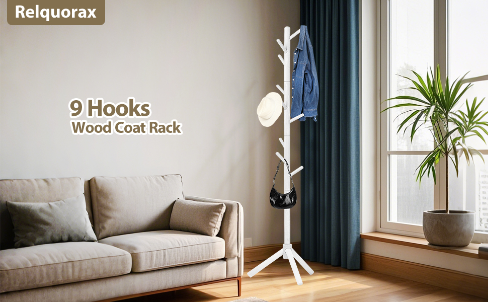 Підвісна шафа для одягу з бука, 9 гачків, 3 положення по висоті, білий колір