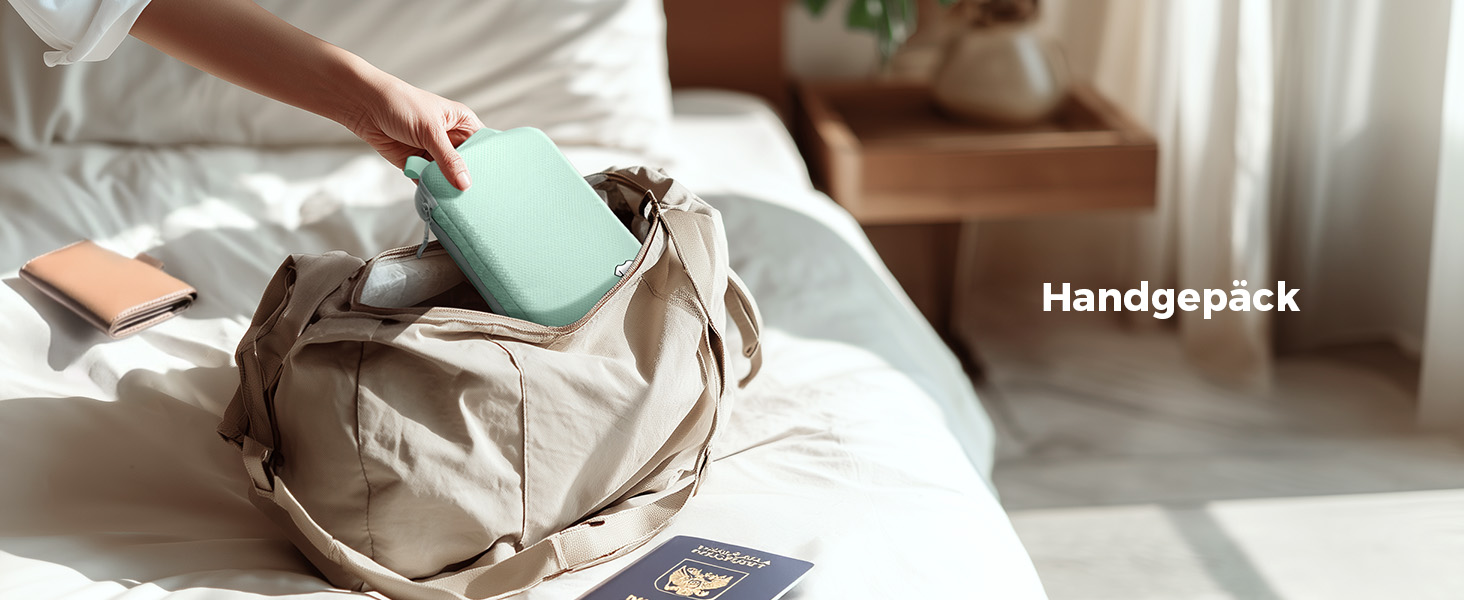 Набір органайзерів для подорожей у валізу з компресією, 8 водонепроникних пакувальних кубів для ручної поклажі та рюкзака, зелений колір