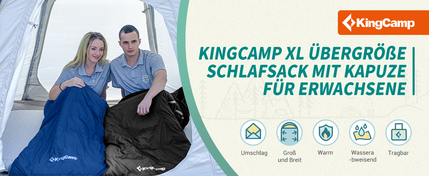 Спальний мішок KingCamp XL