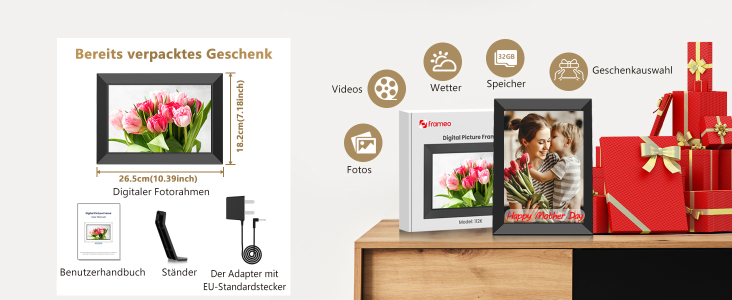 Цифровий фоторамка Frameo 10.1