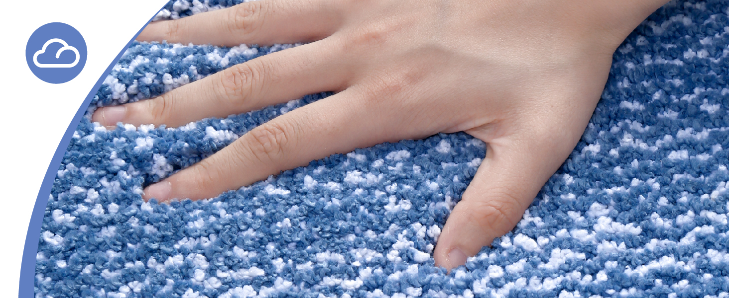 Килимок для ванної кімнати COLOR&GEOMETRY 60x110 см, антиковзаючий, швидковисихаючий