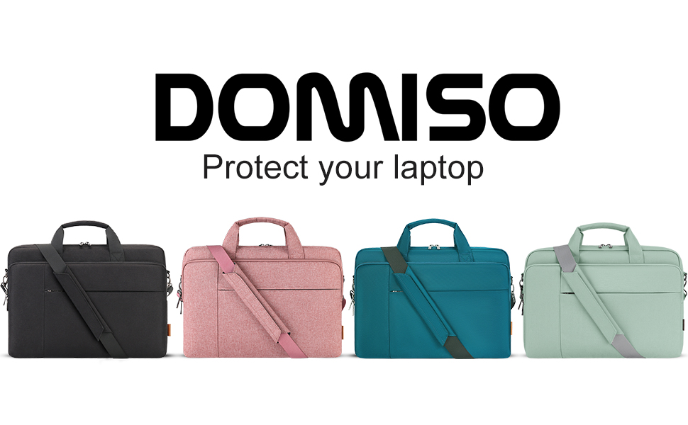 Водонепроникна сумка для ноутбука DOMISO 17-17,3 дюйма, захисна сумка-портфель рожевого кольору