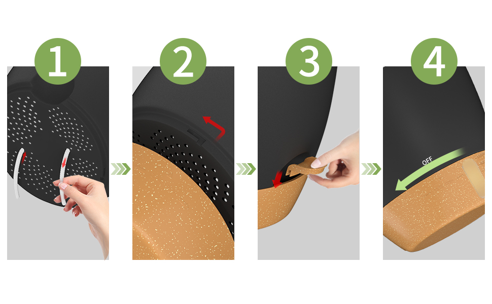 Набір горщиків для квітів ZMTECH 25 см з підставкою, 2 шт., чорний, самополив, пластик