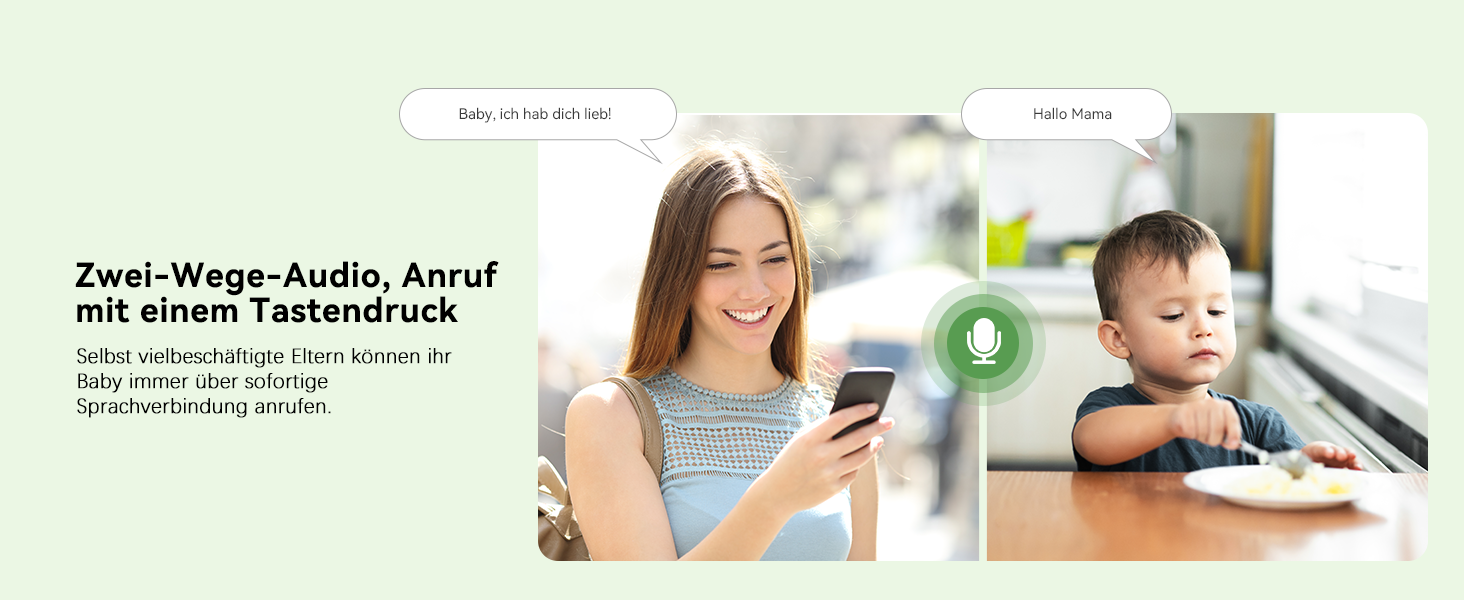Відеоняня COCOCAM 2K 4MP з камерою та монітором 5 дюймів, Wi-Fi 2.4/5GHz, ШІ-розпізнавання, датчик перекриття обличчя та сну на животі, автотрекінг, ІК нічний зір