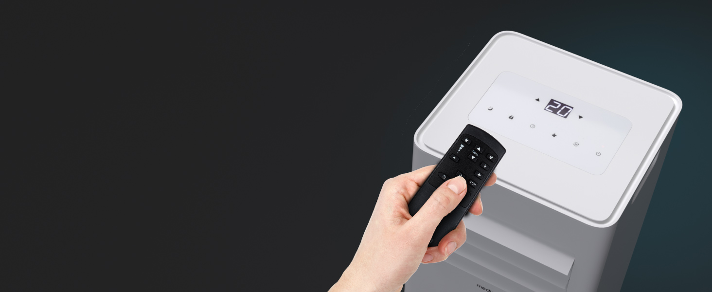 Мобільний кондиціонер MEDION P901 9000 BTU з пультом та Wi-Fi – охолодження, осушення, вентиляція. Комплектація з ущільнювачем для вікна.