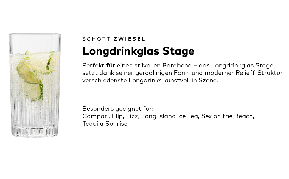 Набір склянок SCHOTT ZWIESEL Stage (8 шт.): 4 стакани для лонг-дрінків та 4 склянки для віскі з рельєфом, кришталеве скло, придатні для посудомийної машини