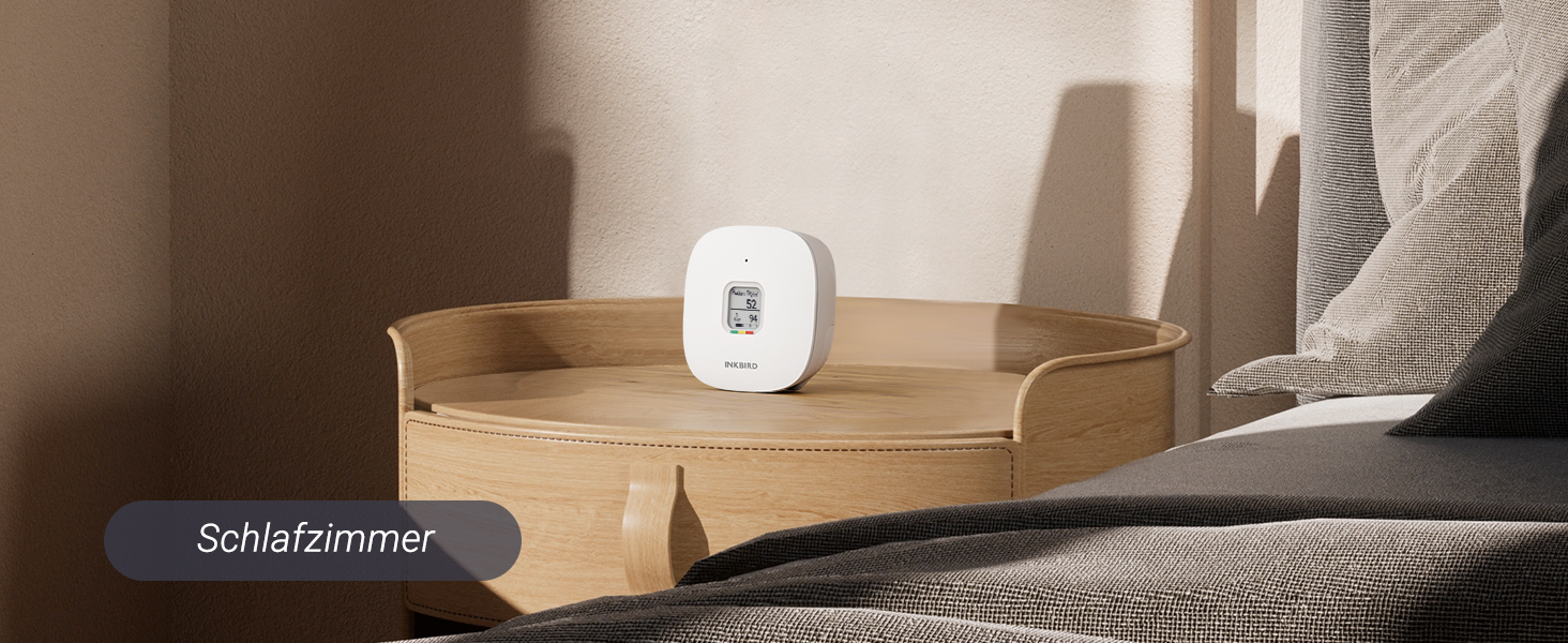 Детектор радону Inkbird Ink-RD1: коротко- та довгострокова перевірка рівня радону, EU-Bq/m³ версія, для дому, офісу, гаража