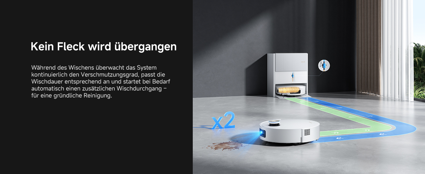 Робот-пилосос Dreame Aqua10 Ultra: миття та сухе прибирання, 30000Pa, 8 см, самоочищення, автоматичне спустошення, голосове керування