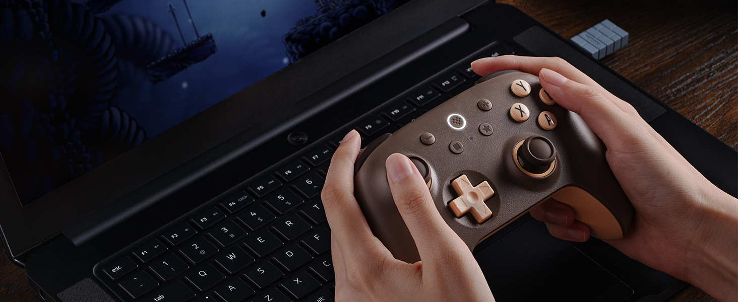 8BitDo Ultimate 2C: Бездротовий контролер для PC та Android (1000Hz, Hall-ефекти)