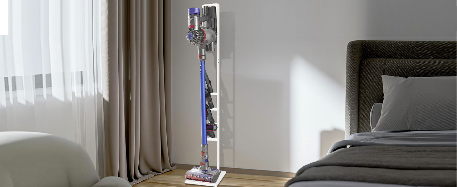 Підставка для пилососа OUTBROS для Dyson V6-V15, тримач аксесуарів, білий