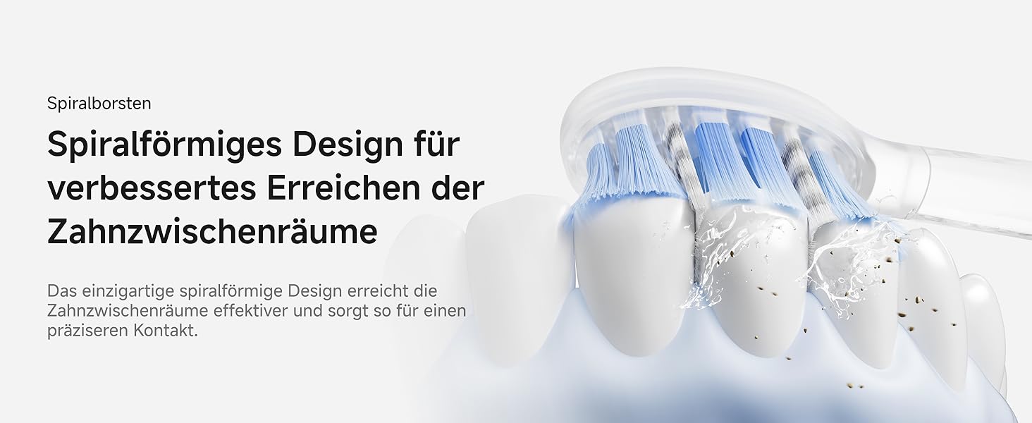 Електрична зубна щітка Laifen Wave Pro з 6 режимами чищення, акумулятор до 70 днів, прозорий чорний колір