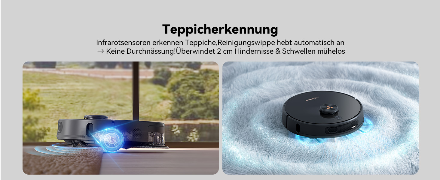 Робот-пилосос Tesvor S8 Pro з функцією миття - 8000Pa, 3в1, LiDAR-навігація, 240 хв роботи, керування через додаток/Alexa, для шерсті тварин, килимів та твердих підлог