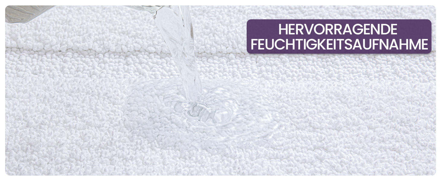 Килимок для ванної кімнати DEXI 60 x 110 см, антиковзаючий, з мікрофібри, білий