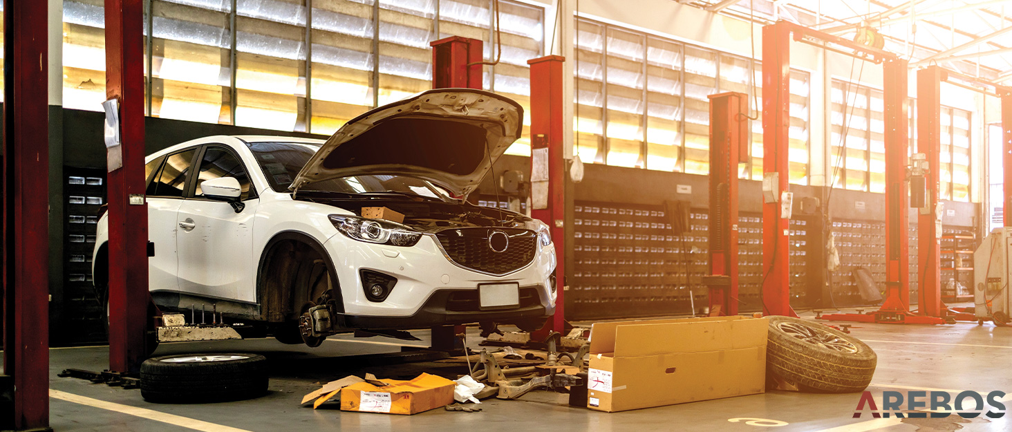 Гідравлічний підйомник Arebos 2T для авто: низькопрофільний, 85-385 мм + 4 гумові накладки