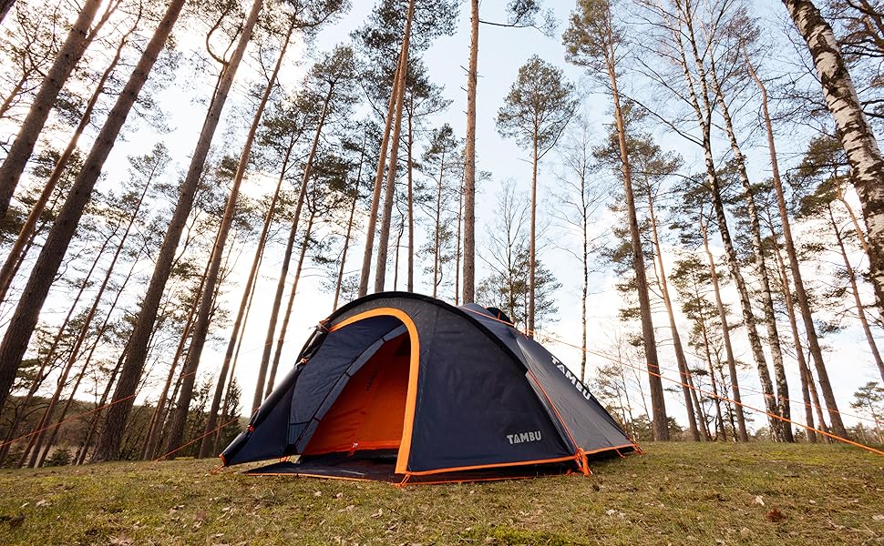 Купольний намет TAMBU HAIKA 4P, водонепроникний, перероблений, марлеве вікно