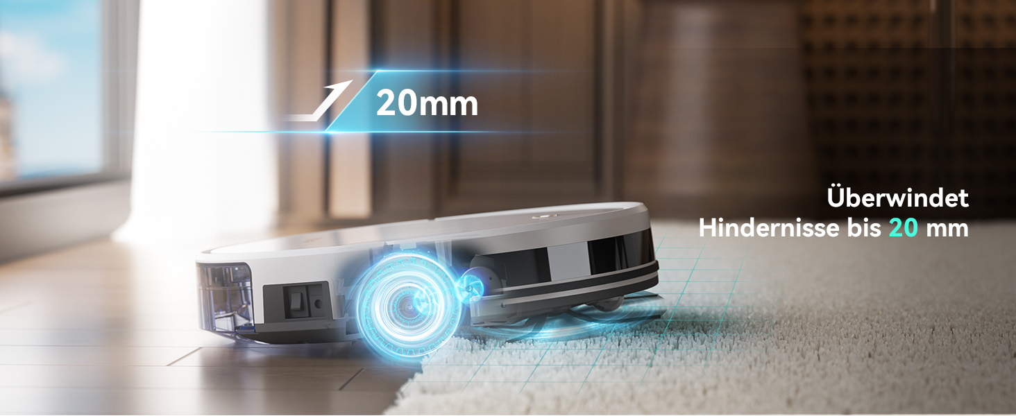 Робот-пилосос Tesvor S8 Pro з функцією миття - 8000Pa, LiDAR-навігація, 240 хв роботи, керування через додаток/Alexa, для прибирання шерсті тварин, килимів та твердих підлог (M2)