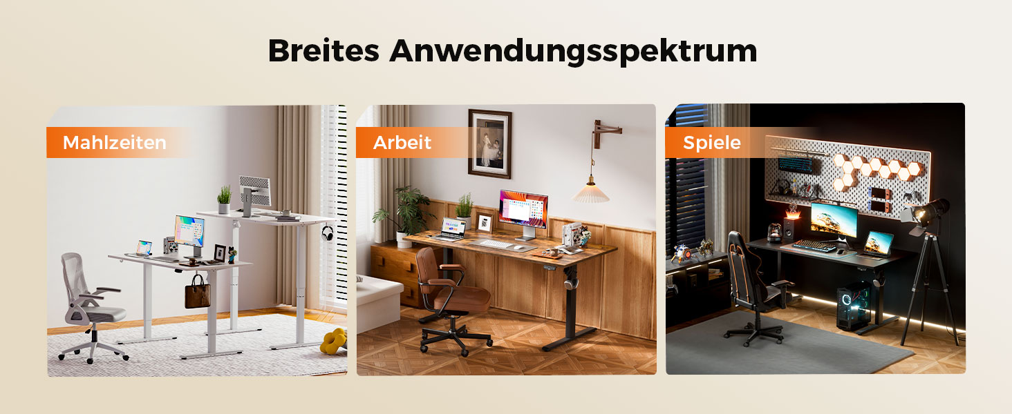 Регульований стіл Agilestic 160 x 80 см, електричний з пам'яттю, ергономічний, для комп'ютера, білий