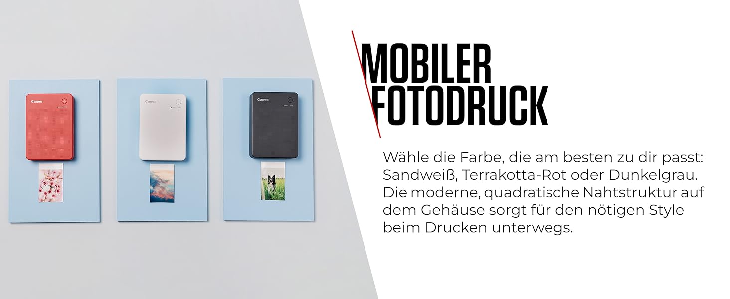 Canon Selphy QX20 – Портативний принтер для фотографій з Wi-Fi, термосублімаційний друк, USB-C зарядка, білий (без чорнил/паперу)