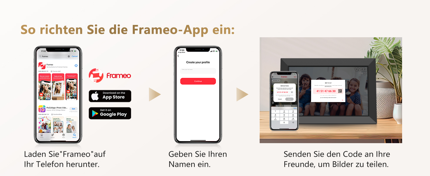 Цифровий фоторамка Frameo 10.1