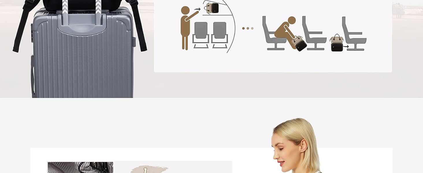 LOVEVOOK Рюкзак для жінок великий, шкільний рюкзак вологостійкий з відділенням для ноутбука, сумка для роботи, рюкзак для подорожей, ручна поклажа для літака, для університету, подорожей, бізнесу, світло-сірий