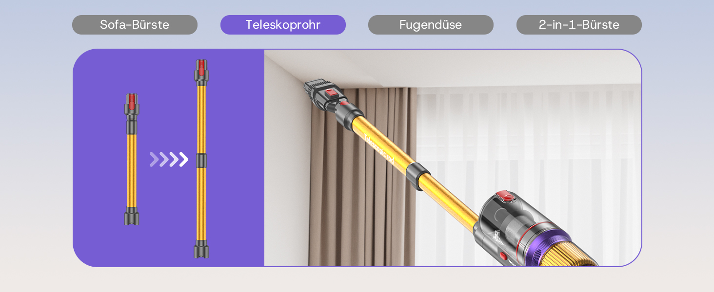 Акумуляторний пилосос V16 600W 55Kpa 80хв з LED-дисплеєм для килимів, шерсті тварин та твердих підлог