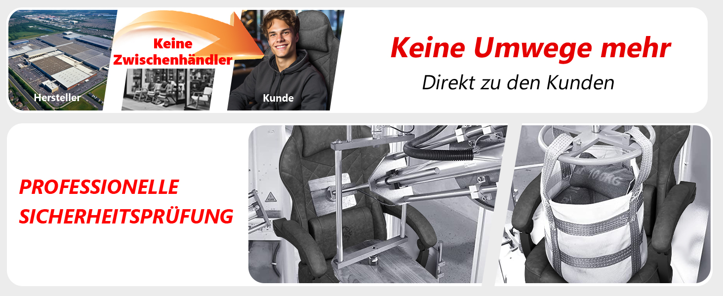 Ігрове крісло Ergonomic Gaming Chair з підставкою для ніг, ергономічний комп'ютерний стілець з високотехнологічної тканини для дорослих та підлітків, чорне