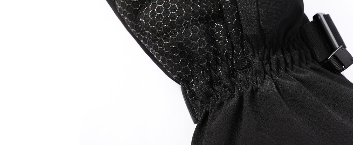 Електричні гріючі рукавички Rasfalo для чоловіків та жінок, акумулятор 2600mAh, 3 режими нагріву, водонепроникні, чорні