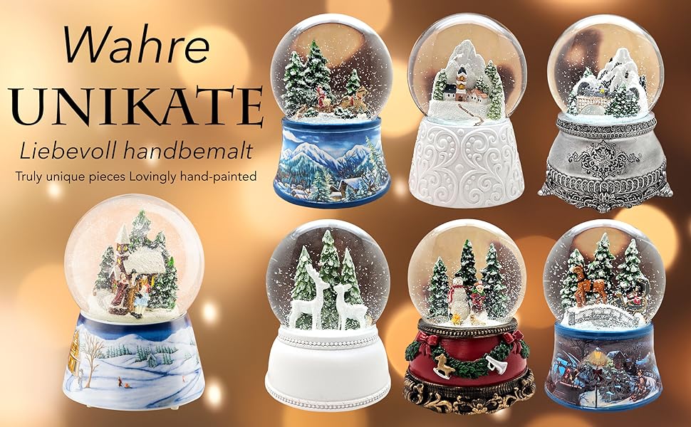 Прогулянка в кареті Nostalgia Snow Globe * Срібна основа * Музична шкатулка * 10см - 20294