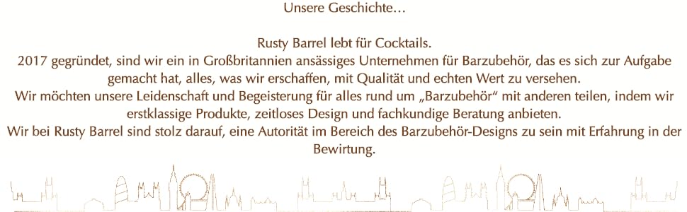 Коктейльний набір Rusty Barrel Mayfair шейкер з нержавіючої сталі та аксесуари в розкішній подарунковій коробці (сріблясто-синій)