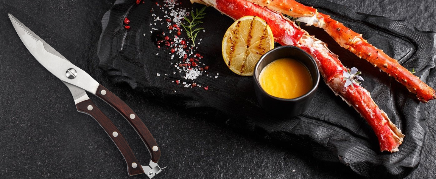 Набір ножів HOSHANHO 18 предметів з дерев'яним блоком, кухонний набір ножів з професійними лезами з високоякісної нержавіючої сталі