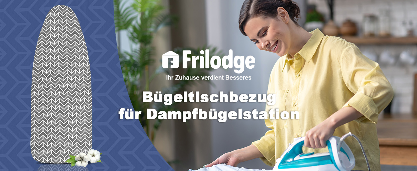 Чохол для прасувальної дошки з товстою підкладкою 120x40, 120x45, 125x45, з еластичною стрічкою по краю, липучками, підходить для прасувальних столів, ідеальний для парогенераторів