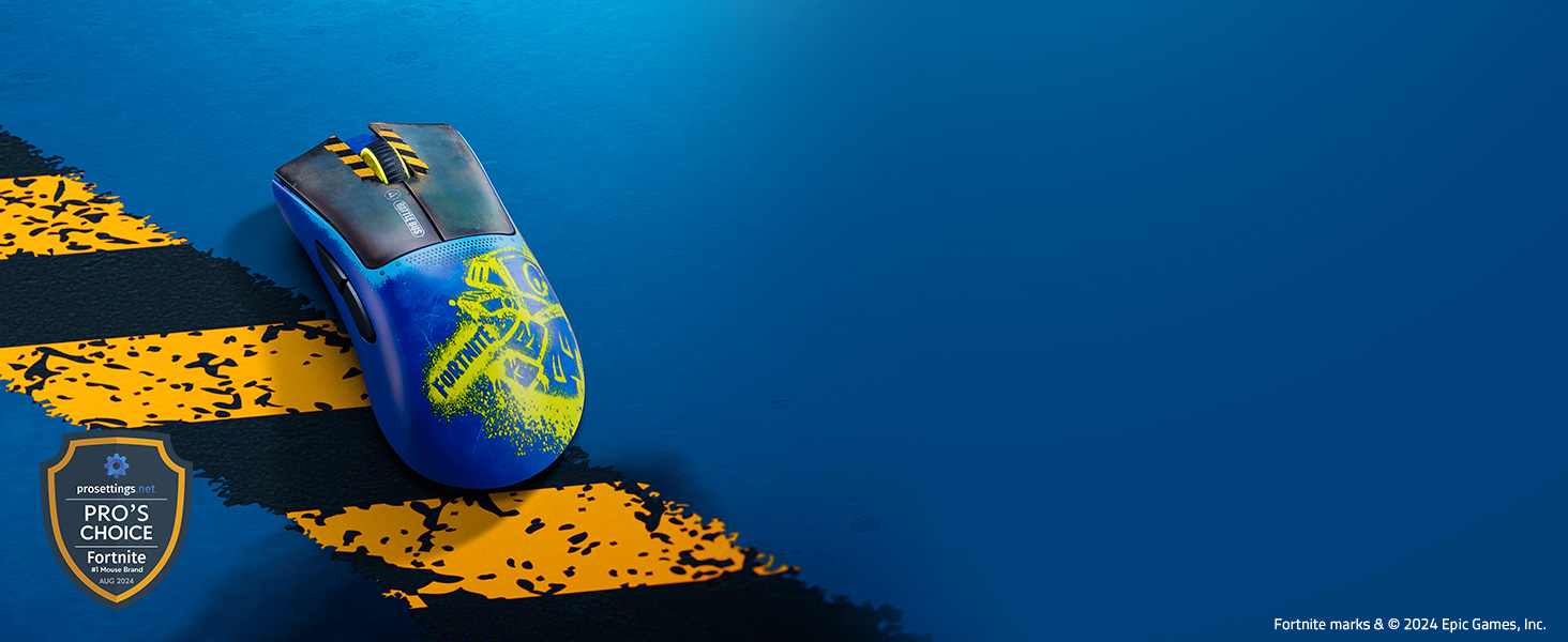 Бездротова ігрова миша Razer DeathAdder V3 Pro Fortnite: ергономічна, ультралегка (55г), 26K DPI, HyperSpeed, до 100 годин роботи