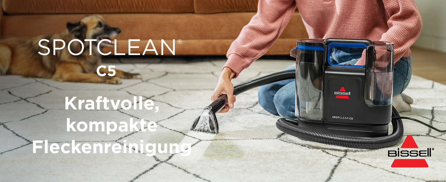 Портативний мийник для килимів Bissell SpotClean C5: для дому, авто, човнів та диванів