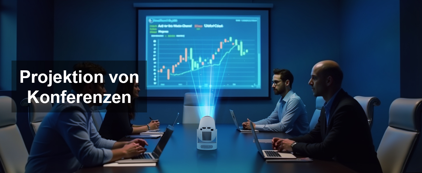 Портативний міні проєктор 4K HY300ultra з Wi-Fi 6, Android 11 та підтримкою HDMI для телефону/ПК/ноутбука/Stick. Full HD 1080P, вбудований динамік