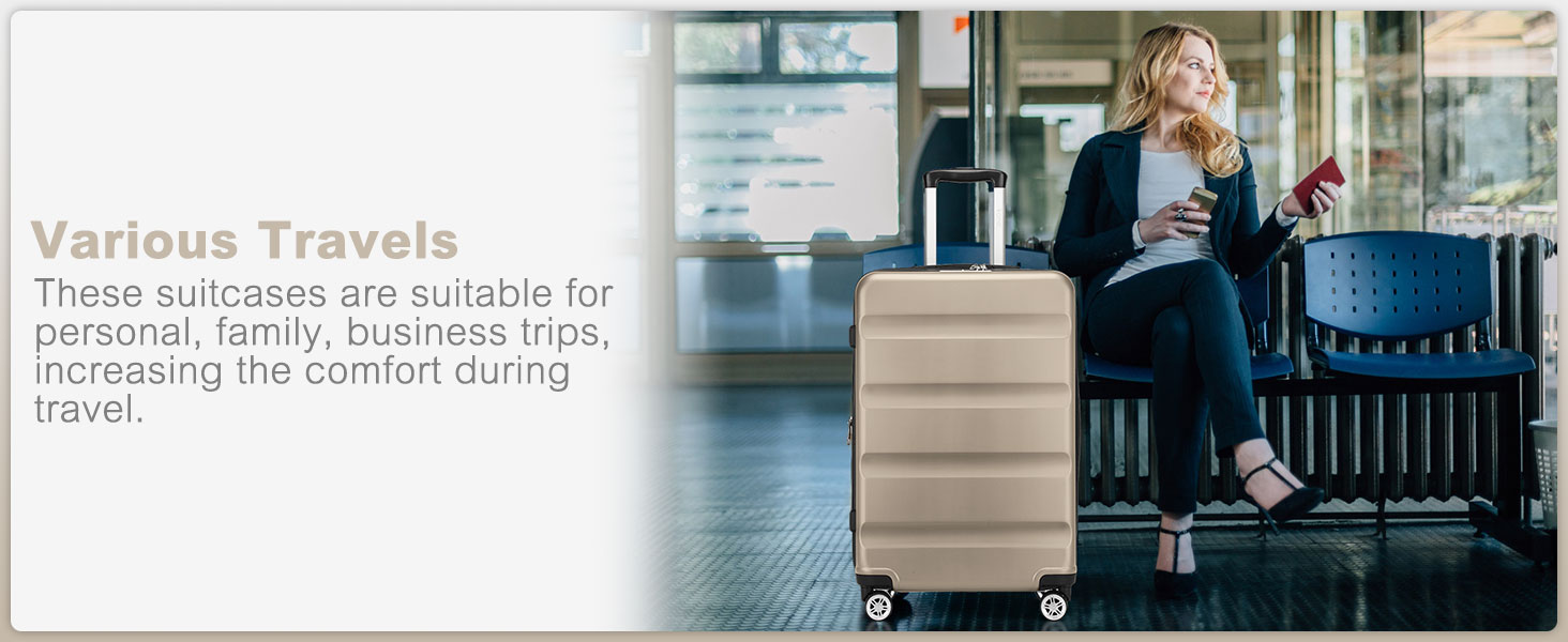 Валіза-тележка KONO, ручна поклажа, сіра (55x35x22 см) з TSA-замком та подвійними колесами