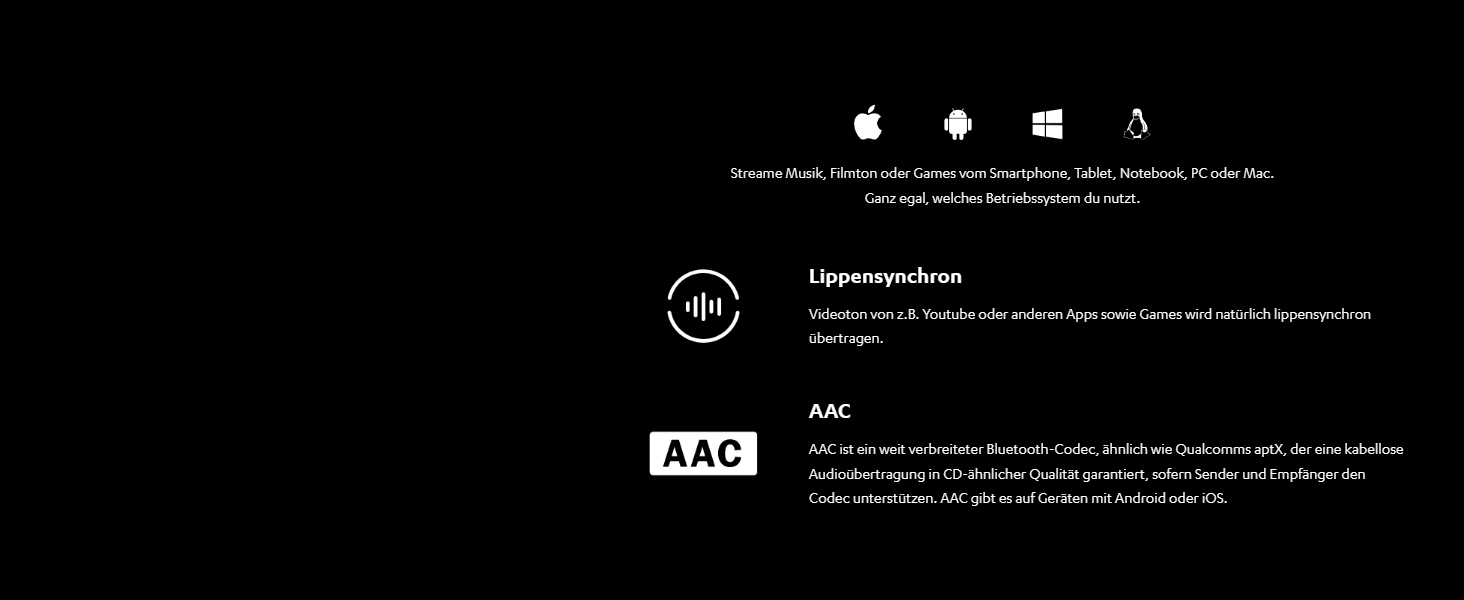 Бездротові навушники-вкладиші Bluetooth, ANC, IPX4, 42h акумулятор, сенсорний, нічний чорний, 2 -