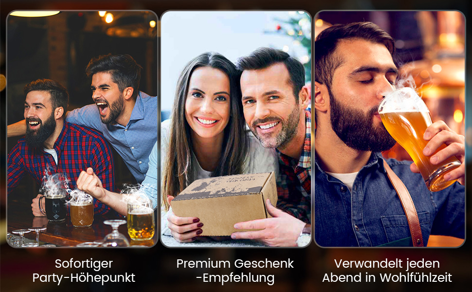 Набір для приготування віскі з димом: 6 смаків тирси, 2 склянки, форми для льоду, для віскі, бурбону, Old Fashioned, подарунок для чоловіків