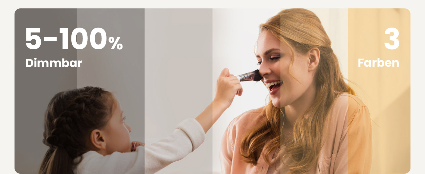 EMKE® Дзеркало для ванної кімнати LED 80x60 см з підсвічуванням, 3 кольори світла, годинник, захист від запотівання, IP44