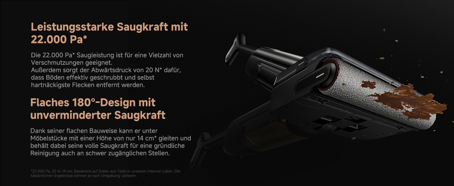 Mova M50 Ultra: Потужний робот-пилосос 22000Pa з мийкою, чорний. Зі змінним телескопічним ручним пилососом та гарячою мийкою щіток (100°C) та сушінням (90°C)