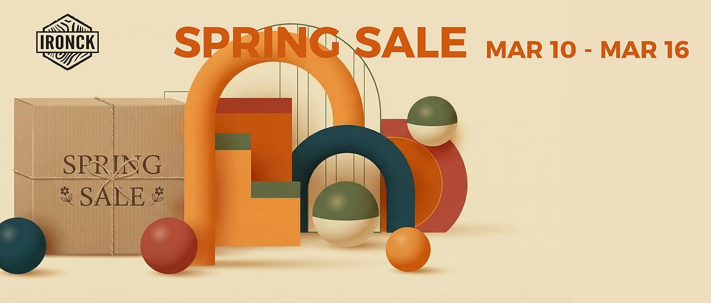 Нічний столик IRONCK з LED-підсвіткою, розеткою та функцією зарядки, з ящиками, білий.