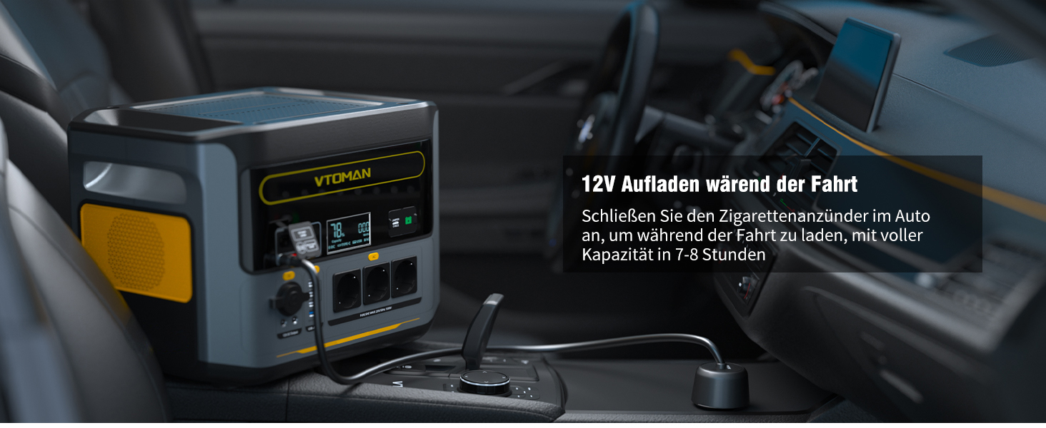 Портативна електростанція VTOMAN 1000W (2000W пік), 828Wh LiFePO4 з сонячною панеллю 110W, швидка зарядка 0-80% за 60 хв, розширювана до 2376Wh для надзвичайних ситуацій, кемпінгу, подорожей, автодому FS1000+110W-A