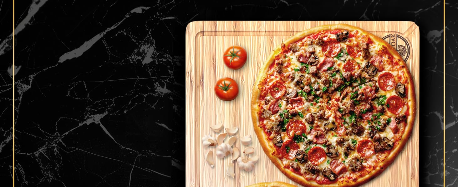 Дерев'яний обрізний стіл Deer & Oak XXXL 60x40x3.2 см - Преміум якість, для кухні, бамбуковий, з сафторізами, двосторонній, з боковими ручками