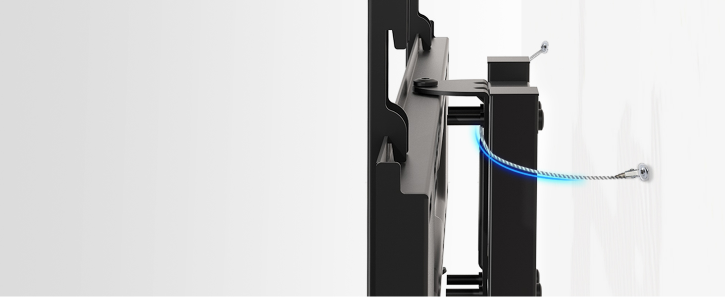 Підставка для телевізора TVON: мобільна, з регулюванням висоти, для 32-70 дюймів, до 45 кг, VESA 400x400 мм