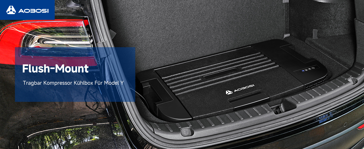 Компактний компресорний холодильник AAOBOSI 35L з Wi-Fi, USB, 12/24/240V для авто, кемпінгу та подорожей
