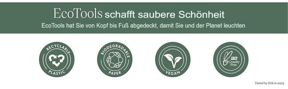 Щітка для тіла Ecotools Bamboo з бамбуковою щетиною, одностороння