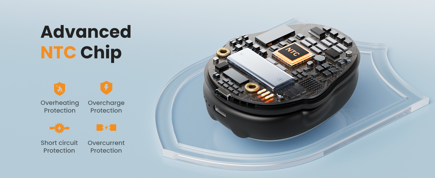 Електричні грілки для рук Gaiatop, 2 шт. з 3 режимами нагріву, магнітні, портативні, багаторазові. Ідеально для кемпінгу, піших прогулянок, полювання. Чудовий подарунок для жінок та чоловіків. Чорний колір.