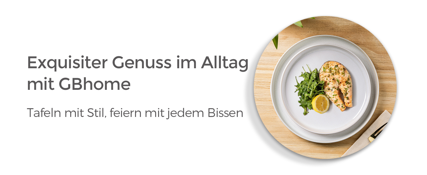 Набір посуду GBhome з реактивної глазурі для 4 осіб (12 предметів), ручної роботи, бежевий колір, миючий посуд, безпечний для мікрохвильової печі, комплект тарілок та мисок